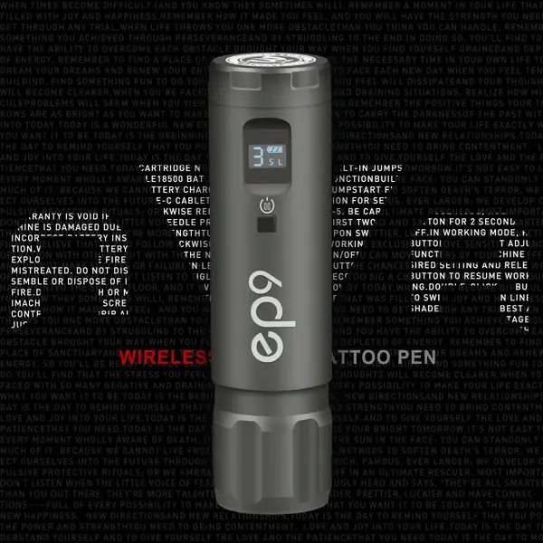 Беспроводная модульная тату машинка EP9 AVA Rotary Grey купить недорого в Украине, фото 39618