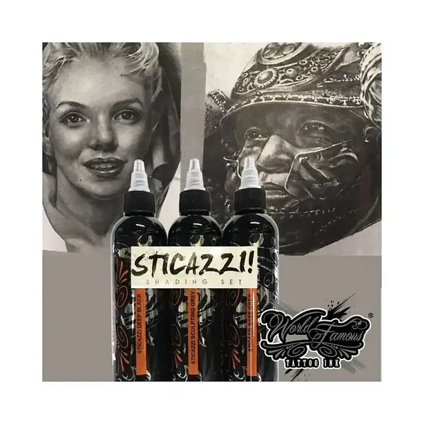 Набір фарб Sticazzi Black Shading World Famous (60 мл.) 7045