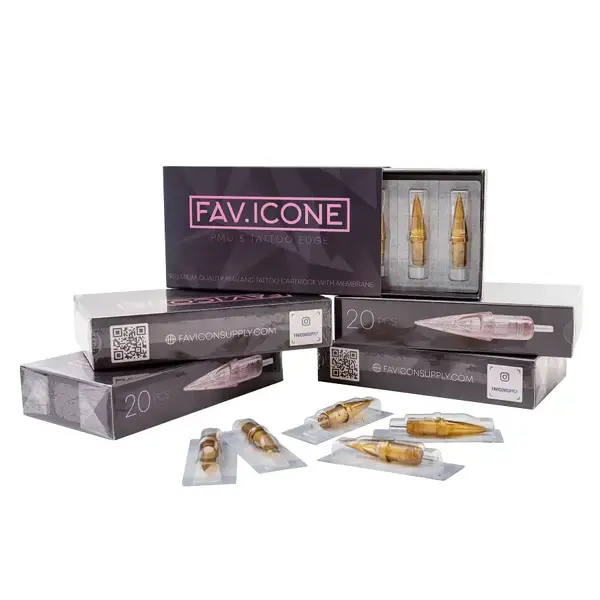 Картриджі PMU FAVICON (OLD VERION) 5 Round Liner Micro (0.30) контурні (20 Картриджей (Упаковка)) 15370