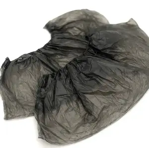 Бахилы из полиэтилена черные – 50 пар (Упаковка) купить