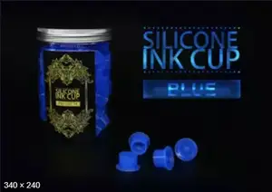 Ковпачки під фарбу силіконові AVA Premium Blue (100 шт.)