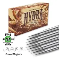 Тату голки 17 BugPin Round Magnum Hydra Eikon ( Для тіней та зафарбування ) (50 Голок (Упаковка))