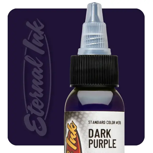 Тату краска Dark Purple Eternal (15 мл) купить недорого в Украине, фото 7525