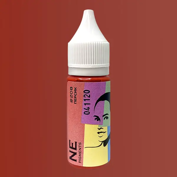 Уцінка пігмент NE Pigments "208 Персик для губ" (15 мл.) 1357
