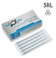 Тату иглы 3 Round Liner (Контур) MakeTattoo (50 Игл (Упаковка))
