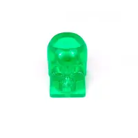 Пластикові ковпачки AVA Plastic Skull Ink Cup Green - 50шт.