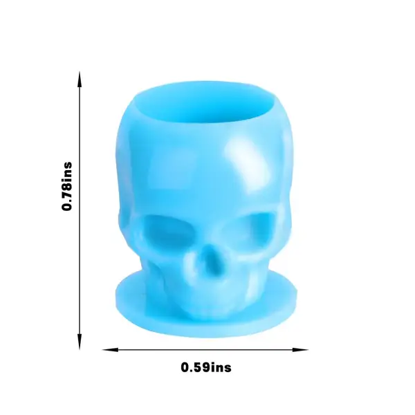 Колпачки под краску SKULL Blue – 50 штук купить недорого в Украине, фото 34633