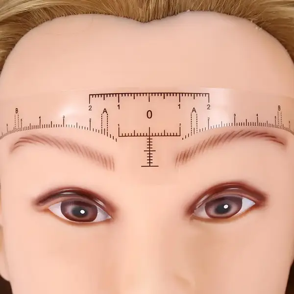 Наклейка широка трафаретна для брів (100 шт.) 15668