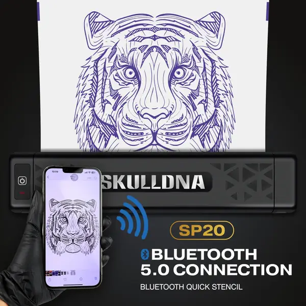 Беспроводной термо тату принтер AVA SKULLDNA SP20 Wireless Tattoo Printer купить недорого в Украине, фото 40645