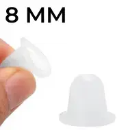Колпачки под краску 8 мм. конусные силиконовые (100 шт.) купить недорого в Украине, фото 301