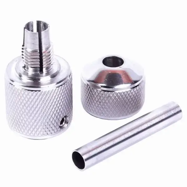 Блоковый татуальный держатель Block Grip 22mm Silver купить недорого в Украине, фото 7359