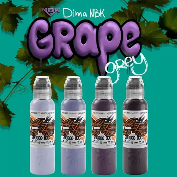 Набор красок Dima NBK Grape Grey Set World Famous 30ml. (30 мл.) купить недорого в Украине, фото 291