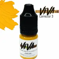 Пігмент Viva corrector 3 жовтий для перманентного макіяжу (6 мл.) Пігмент Viva corrector 3 жовтий для перманентного макіяжу (6 мл.)