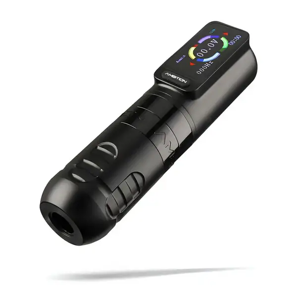 Беспроводная модульная тату машинка Ambition Zetton Black купить недорого в Украине, фото 37578