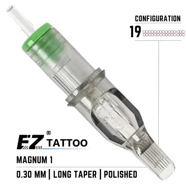 19 Magnum 1 EZ Revolution ( 0.30mm Для теней и окраски ) (1 Картридж) купить недорого в Украине, фото 1250