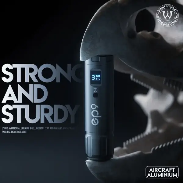 Беспроводная модульная тату машинка EP9 AVA Rotary Black купить недорого в Украине, фото 39555