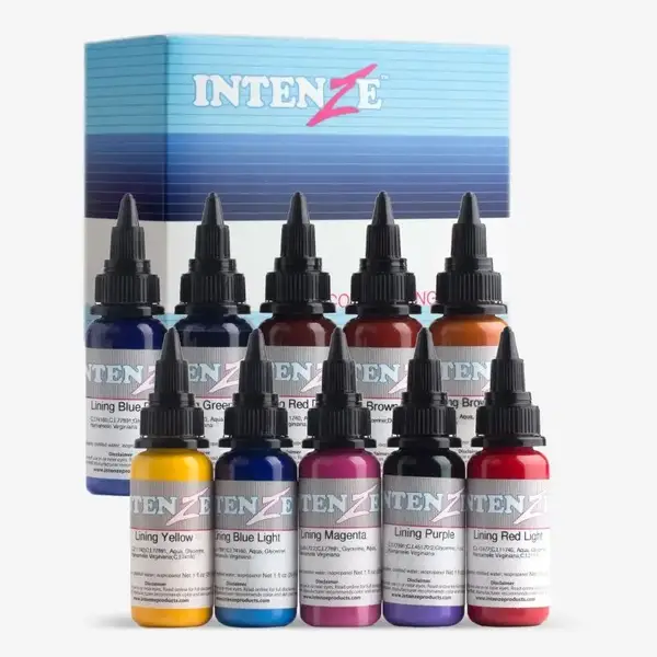 Набор красок Intenze 10 Color Lining Series (30 мл.) купить недорого в Украине, фото 921