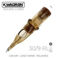 9 Round Liner KWADRON (0.30) Контурные картриджи (1 шт.) купить