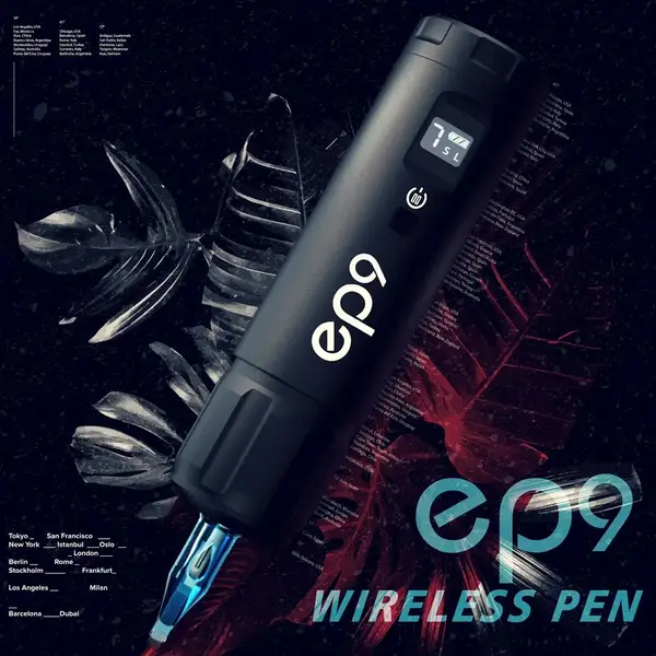 Беспроводная модульная тату машинка EP9 AVA Rotary Black купить недорого в Украине, фото 39559