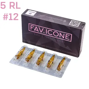 Картриджи PMU FAVICON (OLD VERION) 5 Round Liner Hair RLT (0.35) контурные (20 Картриджей (Упаковка)) Картриджи PMU FAVICON (OLD VERION) 5 Round Liner Hair RLT (0.35) контурные (20 Картриджей (Упаковка)) купить