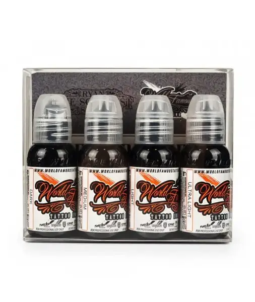 Набір фарб Ornamental GreyWash WorldFamous (30 мл.) 9447