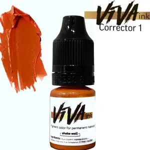 Пігмент Viva corrector 1 оранж для перманентного макіяжу (6 мл.)