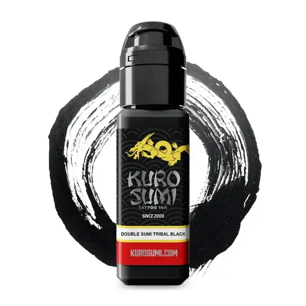 Чорна тату фарба Double Sumi Tribal Black KuroSumi Ink 45 мл 44685