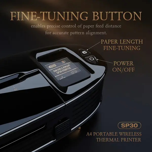 Бездротовий термо тату принтер AVA Skulldna Wireless Stencil Printer 40618