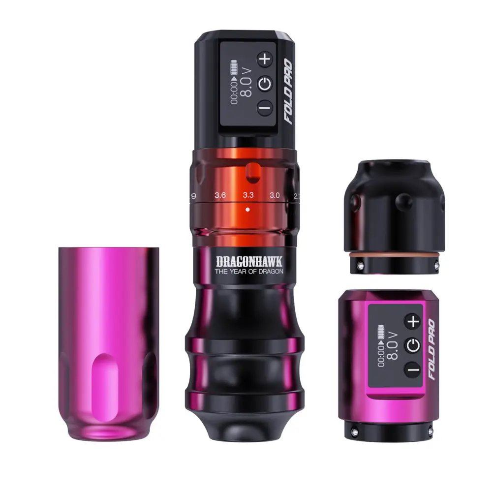 その他 Dragon hawk Ford3 Беспроводная тату машинка DragonHawk Fold Pro Black LIMITED