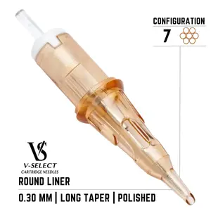 7 Round Liner EZ VSelect ( 0.30 ) Контурные картриджи (20 Картриджей (Упаковка)) купить