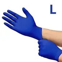 Рукавички нітрилові Indigo MediOk розмір L - 50 пар (Упаковка)