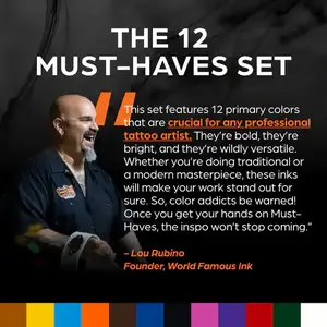 Набір фарб World Famous 12 Must-Haves Set (15мл)