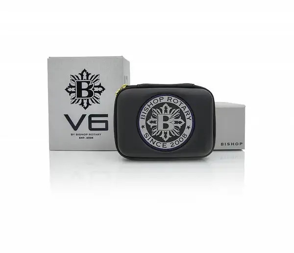 Роторная татуировка Bishop Rotary V6 Ход 3.5 Long Stroke RCA Platinum Silver купить недорого в Украине, фото 17702