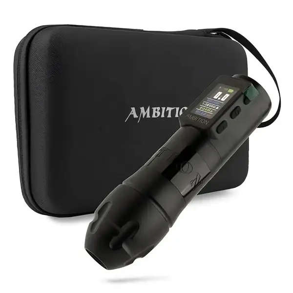 Беспроводная модульная тату машинка VIBE MAX AMBITION Black купить недорого в Украине, фото 39682