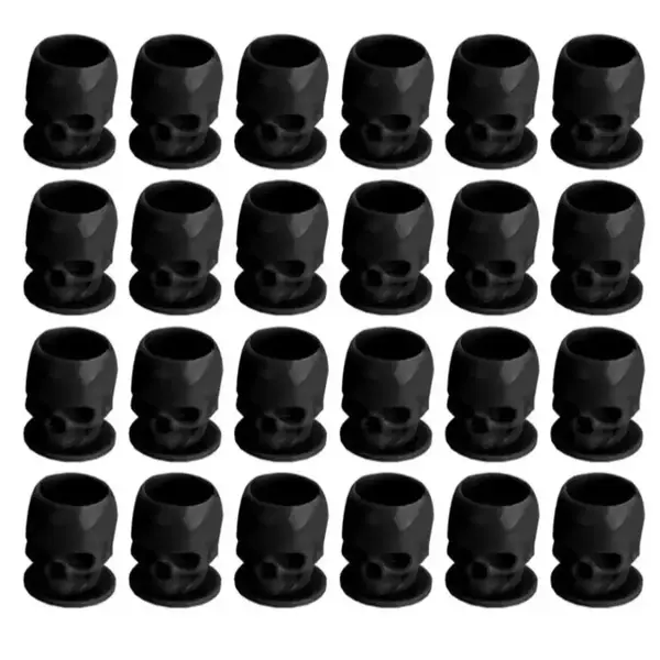 Колпачки под краску SKULL Black - 200 тшук купить недорого в Украине, фото 34670