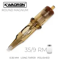 9 Round Magnum KWADRON ( 0.35 ) Для теней и окраски картриджи (1 шт.)