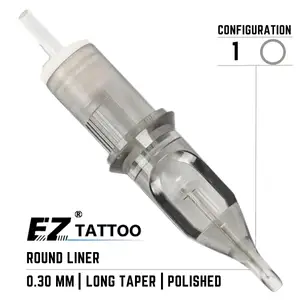 1 Round Liner EZ Revolution ( 0.30mm ) Контур (20 Картриджей (Упаковка))