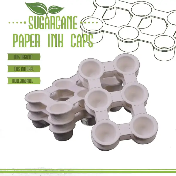 Ковпачки паперові ECO FRENDLY sugarcane AVA (120 шт Упаковка) 3093