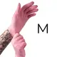 Рукавички нітрилові рожеві M розміру (50 шт. Упаковка) 2988