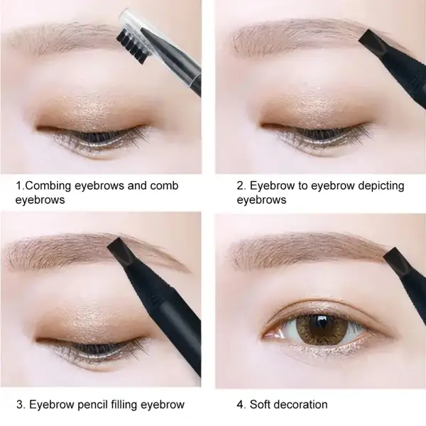 Перманентный карандаш водостойкий Teayason Deep Coffe 03 коричневый купить недорого в Украине, фото 24279