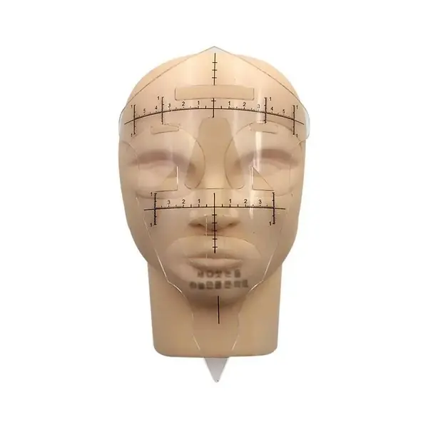 Циркульна лінійка велика прозора 24351