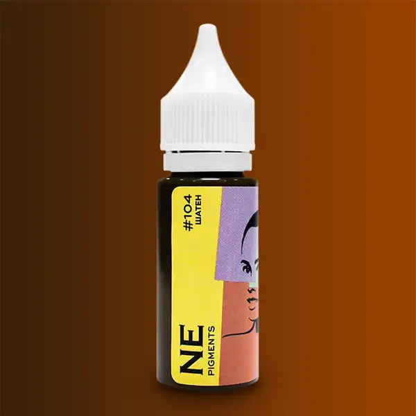 Пигмент NE Пигменты "104 Шатен бровный" от Елены Нечаевой (15 мл.) купить недорого в Украине, фото 1328