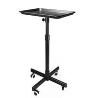 Професійний мобільний тату-столик SkullDNA Mobile Workstation на колесах чорний