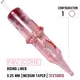 Картриджи 1 Round Liner Medium Taper 0.25mm TEXTURED FAVICONE PMU (1 Картридж) купить недорого в Украине, фото 7865