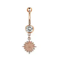 Сережка Belly Button Gold SSP163-2 (пупок)