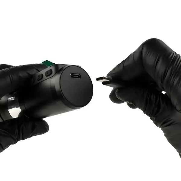 Беспроводная модульная тату машинка VIBE MAX AMBITION Silver купить недорого в Украине, фото 39708