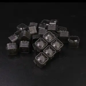 Пластикові ковпачки Modul Ink Cup під тату-фарбу прозорі чорні - 100 штук