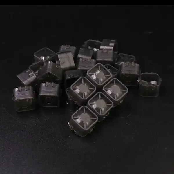 Пластикові ковпачки Modul Ink Cup під тату-фарбу прозорі чорні - 100 штук 40033