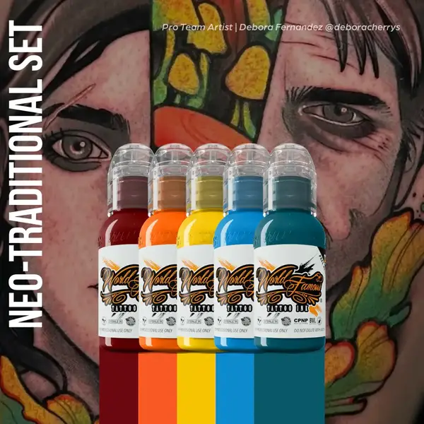 Набір фарб Neo-Traditional Mini Set World Famous 30мл 22305