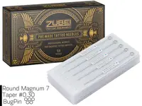 Тату иглы 7 Round Magnum Zubei Supply ( Для теней и окраски ) (5 Игл) купить